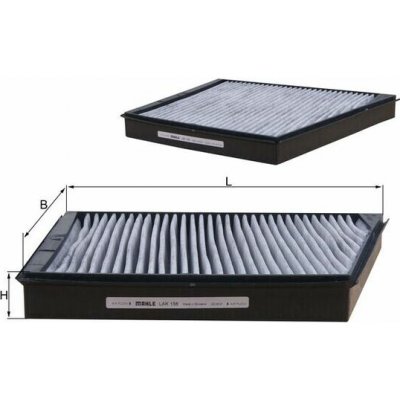 MAHLE ORIGINAL Filtr, vzduch v interiéru LAK156 – Hledejceny.cz