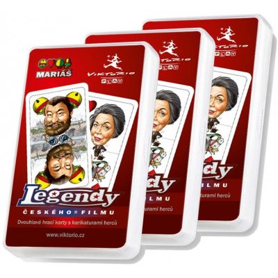 Žolíkové karty česko-slovenské filmové legendy 3 ks – Zboží Mobilmania