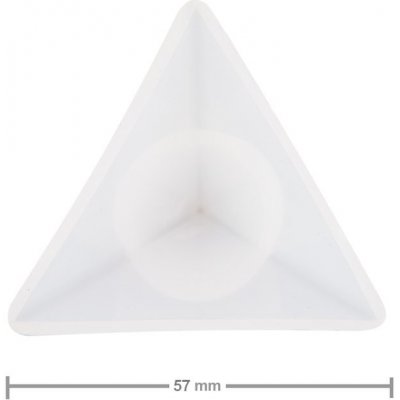 Manumi Silikonová forma na odlévání kreativní hmoty pyramida 57x57x67mm 1 ks – Sleviste.cz
