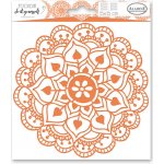 Aladine plastová šablona mandala 15 X 15 CM – Zboží Mobilmania