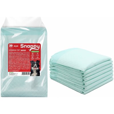 Bubu pets SNAPPY Plenkové podložky s vůní trávy 60x60cm 20 ks – Zboží Mobilmania