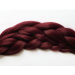 Kanekalon Easy Braid Barva: 118 (burgundy, vínový), Značka: Easy Braid – Hledejceny.cz