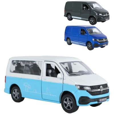 Kids Globe Traffic VW Transporter 13,5cm kov zpětný chod 3barvy – Zbozi.Blesk.cz