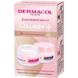 Dermacol Collagen+ denní pleťová péče Collagen+ Rejuvenating SPF10 50 ml + noční pleťová péče Collagen+ Rejuvenating 50 ml dárková sada