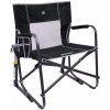 Zahradní židle a křeslo Židle GCI Freestyle Rocker XL černá/šedá