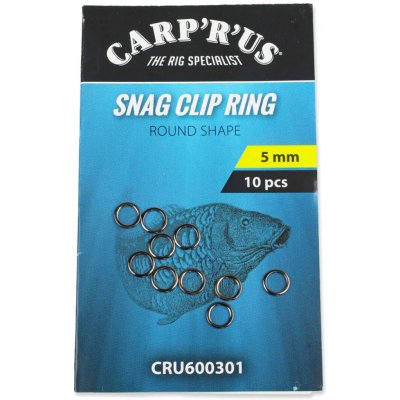 Carp´R´Us Kroužek Snag Clip Rings 5 mm 10 ks – Zboží Mobilmania