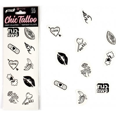 Secret Play Chic Tattoo Candy Collection 10pcs – Zbozi.Blesk.cz