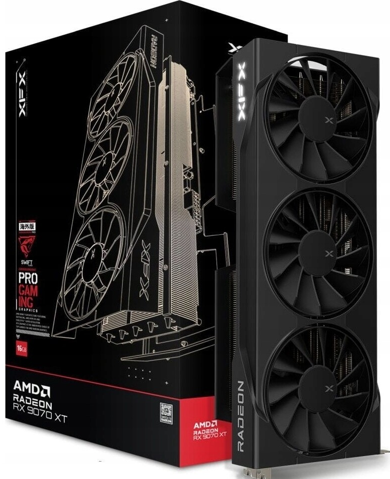 XFX Swift Radeon RX 9070 XT 16GB GDDR6 RX-97TSWF3B9