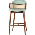 Manavia Zenia barová židle s přírodním ratanovým výpletem – Zboží Dáma