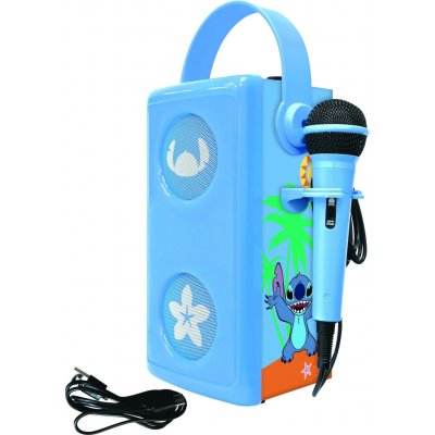 Lexibook Svítící bezdrátový karaoke mikrofon Disney Stitch – Zboží Dáma