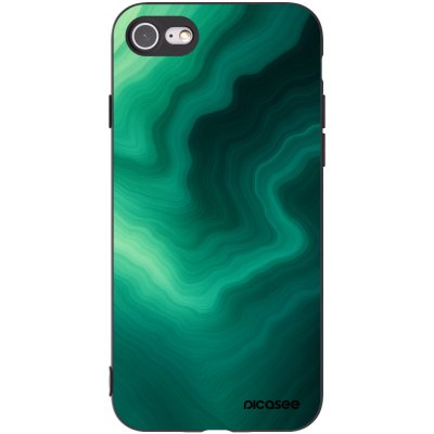 Picasee silikonový černý obal pro Apple iPhone SE 2020 - Malachite – Zboží Mobilmania