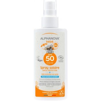 Alphanova Bebe sluneční spray SPF50 125 g