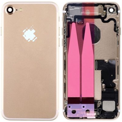 Kryt Apple iPhone 7 Zadní Housing s Malými Díly zlatý – Zboží Mobilmania