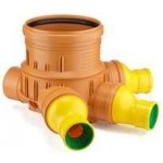 MIDAS revizní šachta DN 400 sběrná ,s vývodem pro drenáž uni. průměr 72-100mm,výtok KG hladký – Zboží Mobilmania