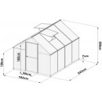 Lanit Plast Sarana 6x8 PC 4 mm stříbrný LG4275 – Zboží Dáma