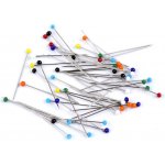 Špendlíky se skleněnou hlavičkou délka 31 mm Varianta: mix barev, Balení: 1 krab. 41848/78233/190108 – Zbozi.Blesk.cz