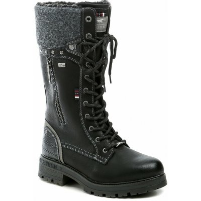 Mustang 15M004200600 černé dámské zimní kozačky – Zboží Dáma Mustang 15M004200600 černé dámské zimní kozačky – Zboží Dáma