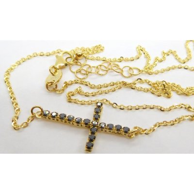 Klenoty Budín Dámský zlatý náhrdelník H230 – Zboží Mobilmania