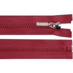 Prima-obchod Kostěný zip No 5 délka 80 cm s ozdobným jezdcem, barva 178 bordó – Hledejceny.cz