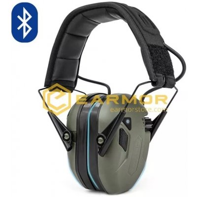 Elektronická sluchátka Earmor M300T foliage green – Zboží Dáma