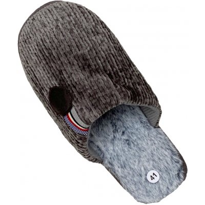 Gino pánská domácí obuv šedá – Sleviste.cz