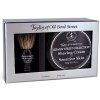 Kosmetická sada Taylor of Old Bond Street Jermyn Street Collection krém na holení pro citlivou pleť 150 g + štětka na holení dárková sada