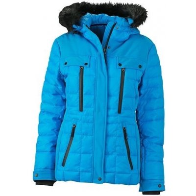 James & Nicholson Wintersport Jacket modrá aqua – Zboží Mobilmania