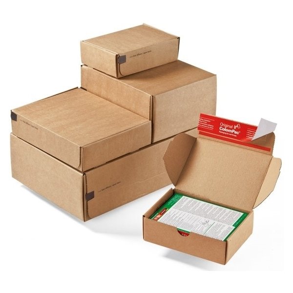 Archivační box a krabice ColomPac poštovní krabice 192 x 155 x 043 mm se samolepícím uzavíráním