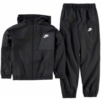 Nike Winger Tracksuit Junior Boys Black Grey