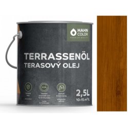 Hahn Color Terasový olej 2,5 l Ořech