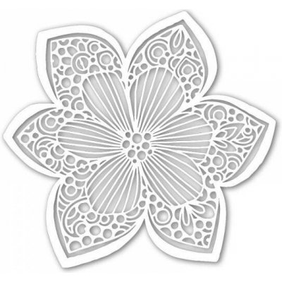 Šablona TCW 12aquot;x12aquot; (30,5x30,5 cm) - Collarette Dahlia The Crafter´s Workshop – Sleviste.cz
