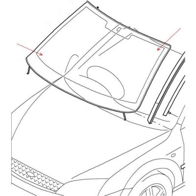 Čelní sklo Ford C-MAX – Zboží Mobilmania