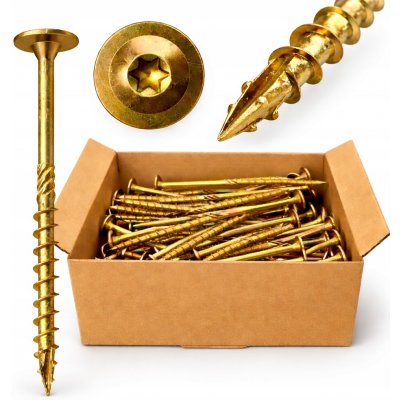 Tesařské vruty talířové 10x140 mm TORX 50 ks – Hledejceny.cz