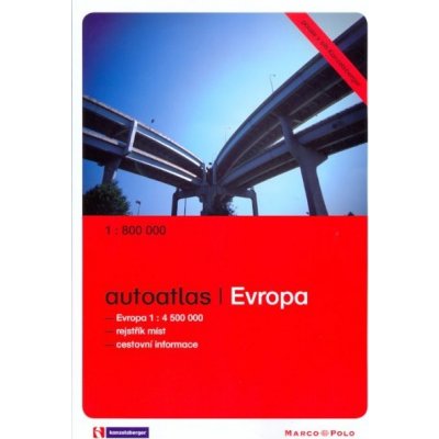 Autoatlas Evropa 1: 800 000