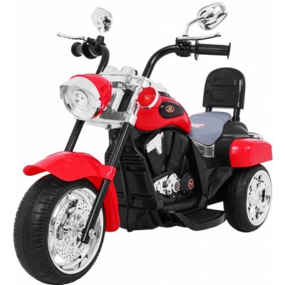 Mamido elektrická motorka Chopper R-TR1501.CR červená – Zboží Mobilmania