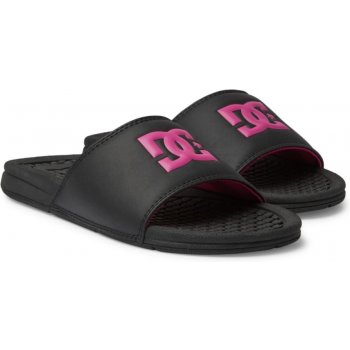 Dc shoes dámské pantofle Slide Black crazy pink černá