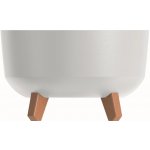 Prosperplast Květináč GRACIA TUBUS bílý 29,8cm – Zboží Mobilmania