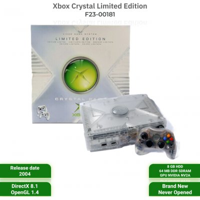 Microsoft Xbox Crystal Limited Edition – Zboží Živě