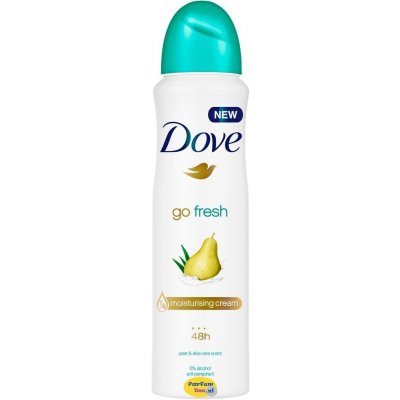 Dove Go Fresh Pear & Aloe Vera Scent deospray 150 ml – Zbozi.Blesk.cz