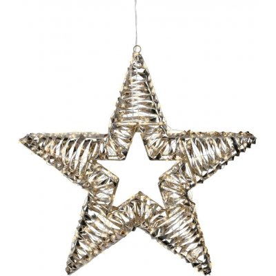 ACA DECOR LED Vánoční 3D hvězda teplá bílá 80 LED 230V IP44 – Hledejceny.cz