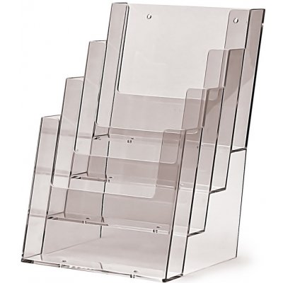 Jansen Display Stojánek na letáky A5 4 kapsy za sebou, 166 x 256 mm – Zboží Dáma