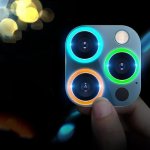 SES 3x Svítící ochranné sklo pro objektiv fotoaparátu a kamery pro Apple iPhone 13 Pro Max zelené- 2+1 zdarma 11223 – Zboží Mobilmania