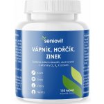Seniovit Vápník, Hořčík, Zinek, 130 kapslí – Hledejceny.cz