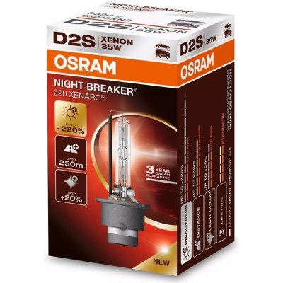 Osram Xenonová výbojka D2S Night Breaker 220 XENARC 4500K | 66240XN2 – Hledejceny.cz
