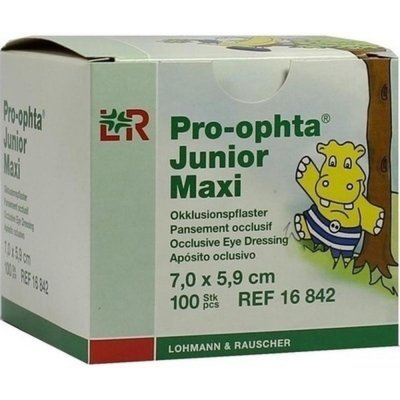 Pro ophta Junior Okluzor náplasti Maxi 7.0 x 5,9 cm 100 ks – Hledejceny.cz