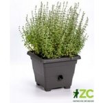 Plastia Bergamot Samozavlažovací Květináč antracit 50 x 50 x 36 cm – Sleviste.cz