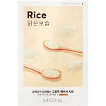 Missha Airy Fit Sheet Mask Rice plátýnková maska s výtažkem z rýže 19 g – Zboží Dáma