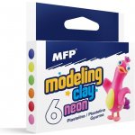 MFP 5301172 Modelovací hmota 6 ks barev NEON 100g – Hledejceny.cz