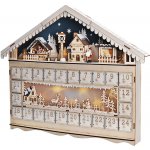 Solight 1V258 LED vánoční dekorace adventní kalnedář horská chata – Hledejceny.cz
