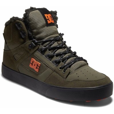 Dc Pure High Top WC WNT DOO/Dusty Olive /Orange – Zboží Mobilmania